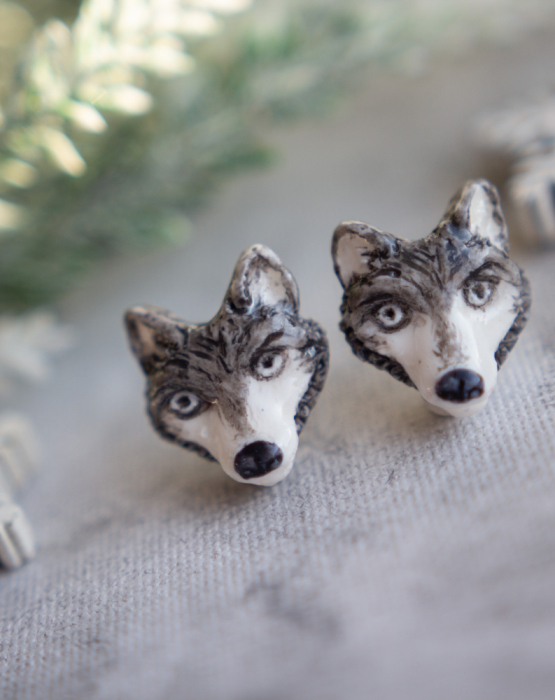 Earrings &quot;Wolfs&quot; 